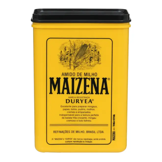 POTE HERMÉTICO 1,2 L MAIZENA - AMARELO/PRETO - Foto 1