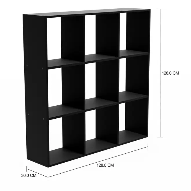 ESTANTE 1,28 M X 1,28 M CÉLULA - PRETO - Foto 2