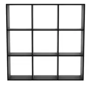 ESTANTE 1,28 M X 1,28 M CÉLULA - PRETO - Foto 1