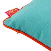 ALMOFAFA 50 CM X 32 CM VIBRA VERÃO MEMPHIS CLARA - VERDE ÁGUA/AÇAY - Foto 5