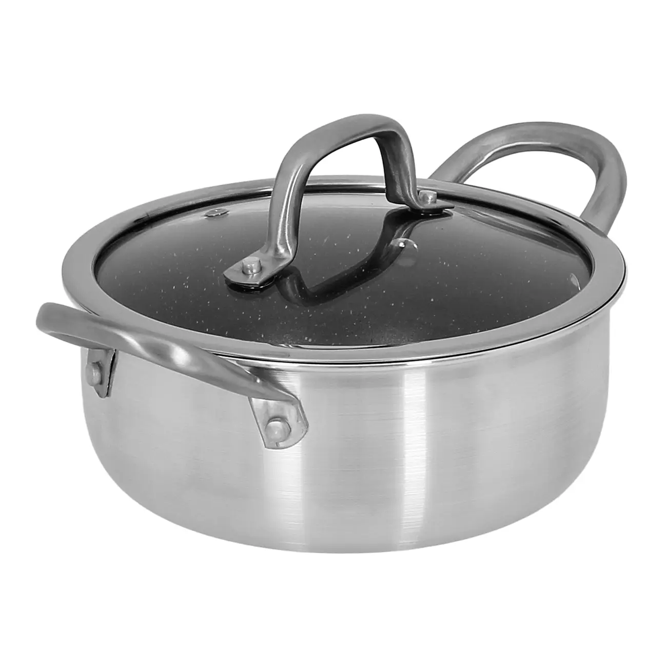 CAÇAROLA INDUÇÃO 20 CM PATELLAS - INOX/KONKRET - Foto 4