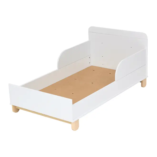 BERÇO 70 CM 2 EM 1 - BERÇO/CAMA INFANTIL SWEET - BRANCO/PINUS NATURAL - Foto 10