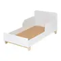 BERÇO 70 CM 2 EM 1 - BERÇO/CAMA INFANTIL SWEET - BRANCO/PINUS NATURAL - Foto 10