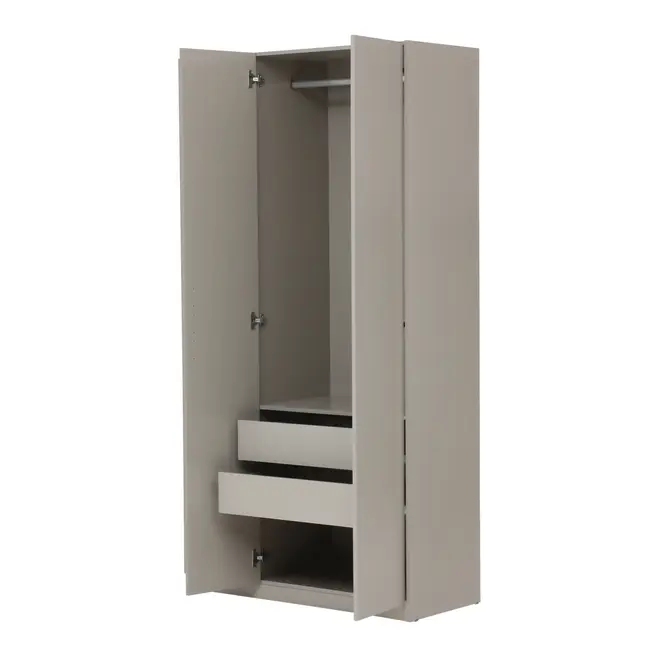 GUARDA-ROUPA 3 PORTAS 2 GAVETAS LIVE - FLANDRES - Foto 4