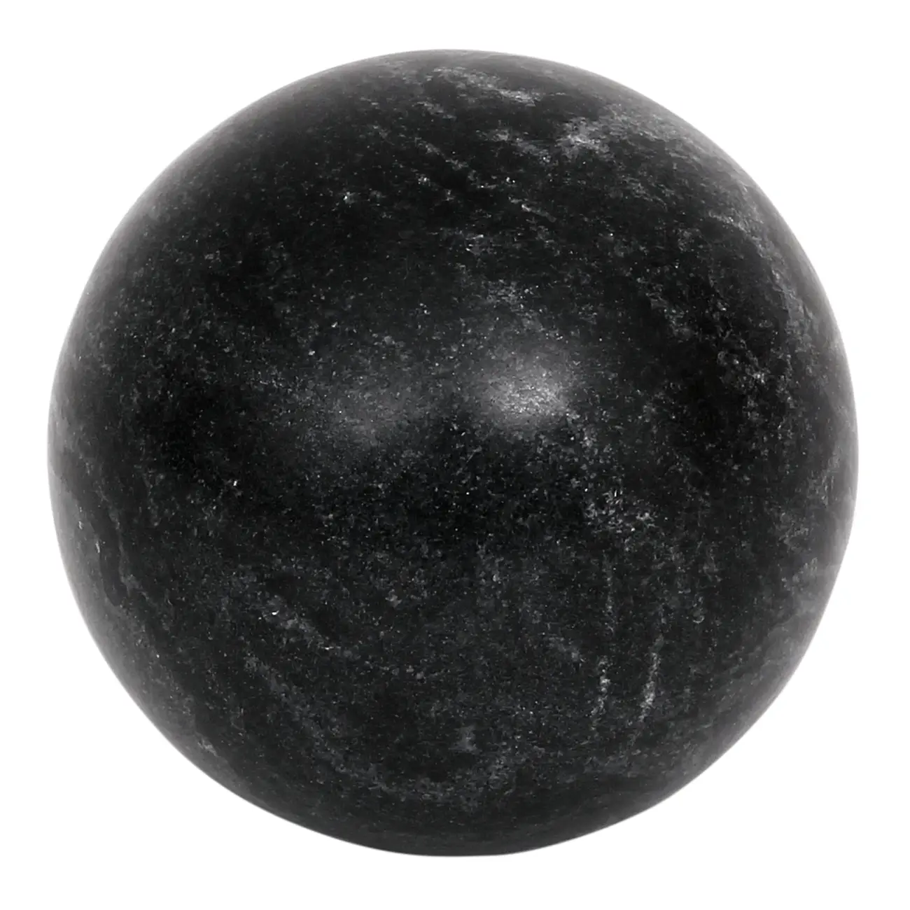 BOLA DECORATIVA GEOMARBLE - CINZA - Foto 2