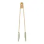 PINÇA MULTIUSO 32 CM SILIBOO - BAMBU/SÁLVIA - Foto 1