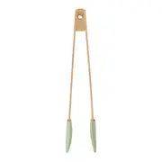 PINÇA MULTIUSO 32 CM SILIBOO - BAMBU/SÁLVIA - Foto 1
