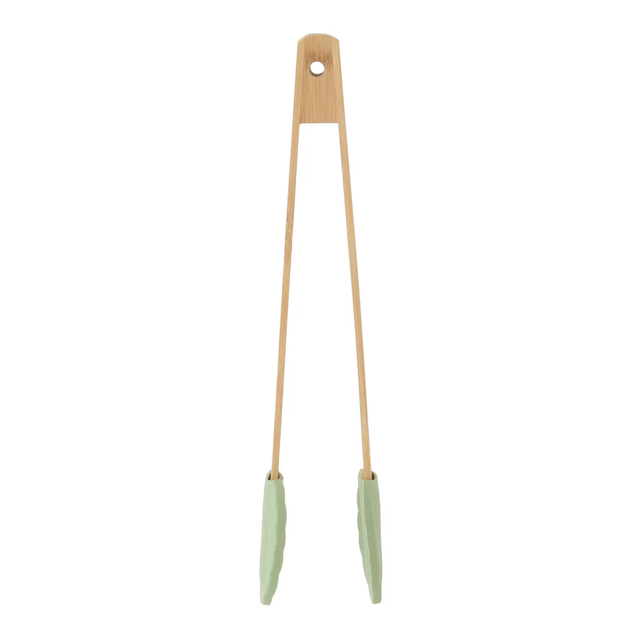 PINÇA MULTIUSO 32 CM SILIBOO - BAMBU/SÁLVIA - Foto 1