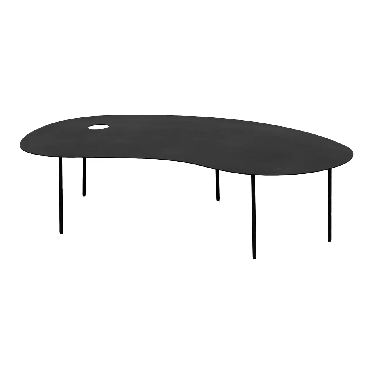 MESA DE CENTRO 1,30 M X 69 CM PINGO - PRETO - Foto 4