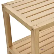 GABINETE PARA BANHEIRO COM 3 PRATELEIRAS 80 CM X 80 CM SPAZ - AMÊNDOA - Foto 5