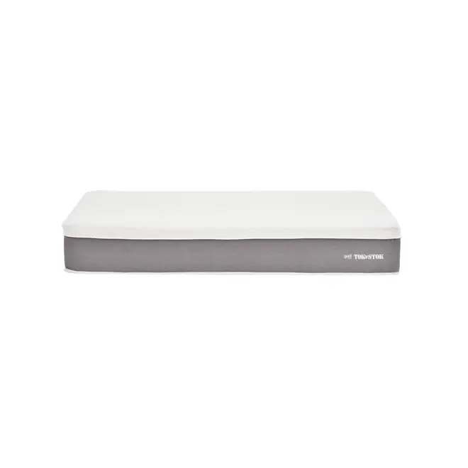 CAMA BOX SOLT 88 C/INF TATOU LÁTEX/MAX - CINZA/BRANCO - Foto 3