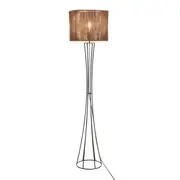 LUMINÁRIA DE CHÃO TORRE C/CUP H JACUMÃ - CASTANHO/MARROM - Foto 2