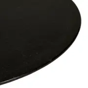 TAMPO DE MESA LATERAL PEDRA REDONDO 51 CM TULIPE - PRETO SÃO GABRIEL - Foto 2