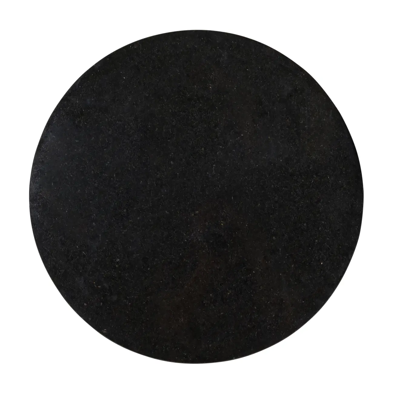 TAMPO DE MESA LATERAL PEDRA REDONDO 51 CM TULIPE - PRETO SÃO GABRIEL - Foto 3