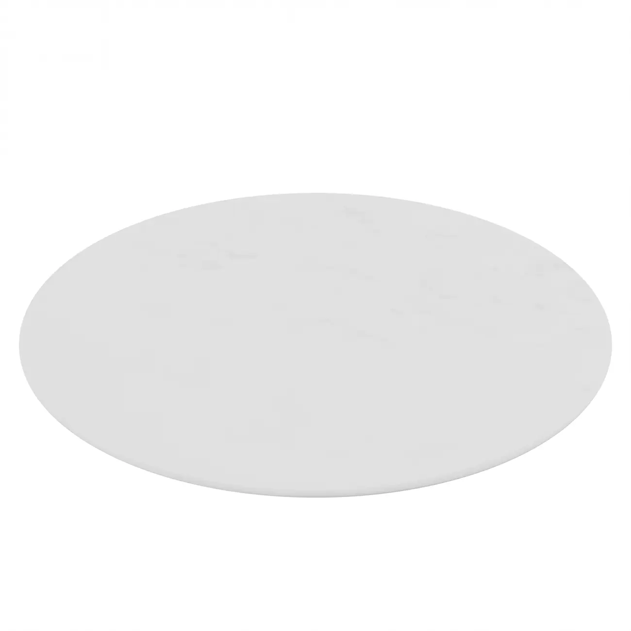 TAMPO DE MESA LATERAL PEDRA REDONDO 51 CM TULIPE - BRANCO ESPÍRITO SANTO - Foto 1