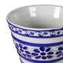 VASO 10 CM MONTE SIÃO - BRANCO/AZUL - Foto 2