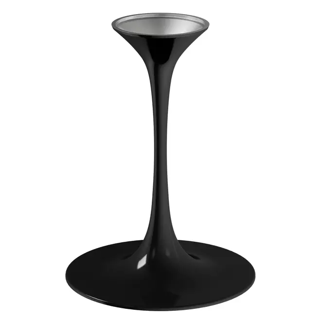 BASE DE MESA LATERAL TULIPE - PRETO BRILHANTE - Foto 1