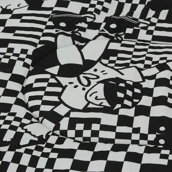 EDREDOM SOLTEIRO 1,60 M X 2,40 M OLLIE - PRETO/CORES CALEIDOCOLOR - Foto 8