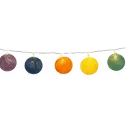 CORDÃO LUMINOSO 20 LEDS 220V ESFERA - MULTICOR - Foto 4