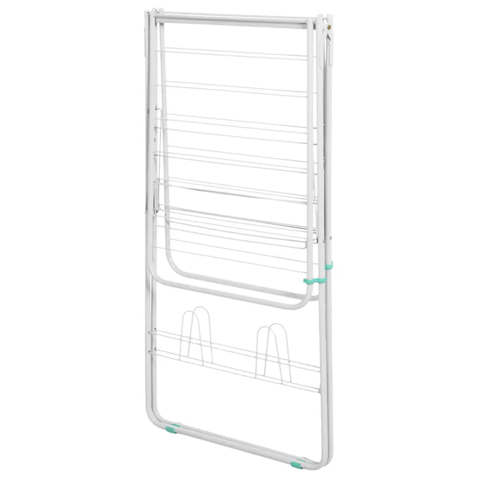 VARAL DE CHÃO DOBRÁVEL 1,41 M X 60 CM WIPE - BRANCO/MENTA - Foto 4