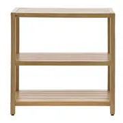 GABINETE PARA BANHEIRO COM 3 PRATELEIRAS 80 CM X 80 CM SPAZ - AMÊNDOA - Foto 1