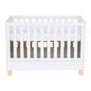 BRANCO/PINUS NATURAL - BERÇO 70 CM 2 EM 1 - BERÇO/CAMA INFANTIL SWEET