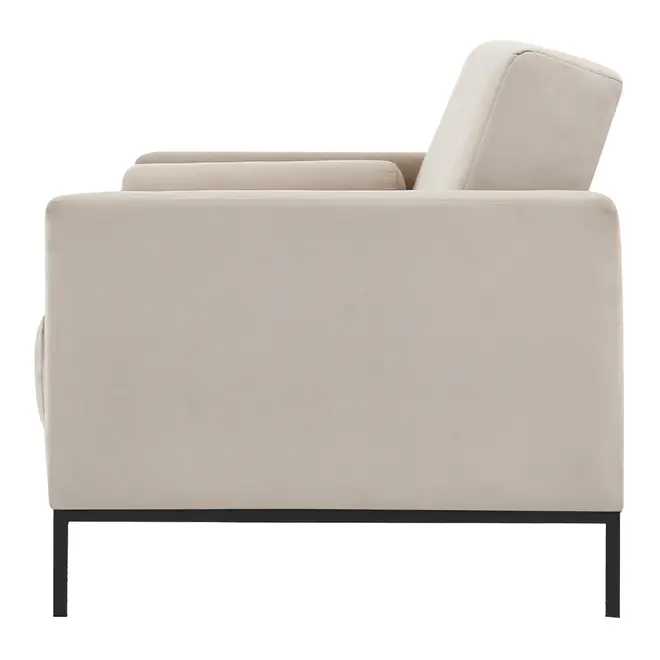SOFÁ-CAMA 3 LUGARES MARAD - AREIA/PRETO - Foto 3