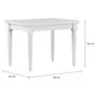 MESA INFANTIL 68 CM X 52 CM COUNTRY - BRANCO - Foto 4