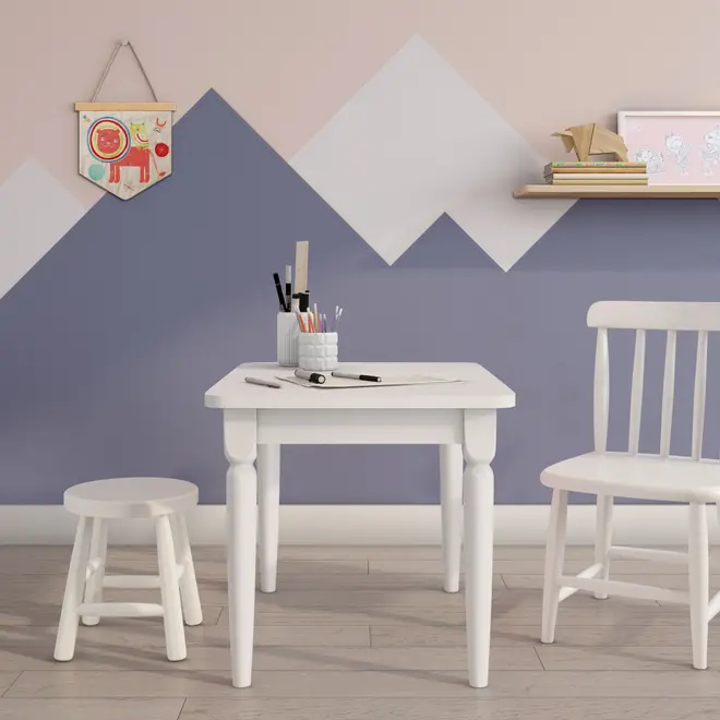 MESA INFANTIL 68 CM X 52 CM COUNTRY - BRANCO - Foto 5