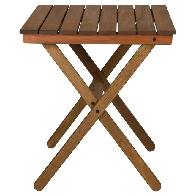 MESA PARA ÁREA EXTERNA DOBRÁVEL 60 CM X 60 CM NAIPE - TAMARINDO - Foto 2