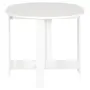 MESA DE COZINHA DOBRÁVEL OVAL 1 M X 80 CM TINA - BRANCO LAVADO - Foto 4