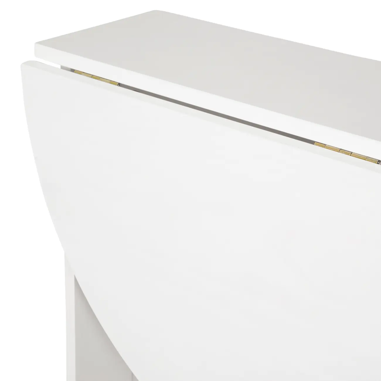 MESA DE COZINHA DOBRÁVEL OVAL 1 M X 80 CM TINA - BRANCO LAVADO - Foto 7