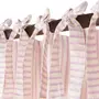 CORTINA 2 PEÇAS 1,50 M X 2,20 M TIE - NATURAL/ROSA - Foto 4