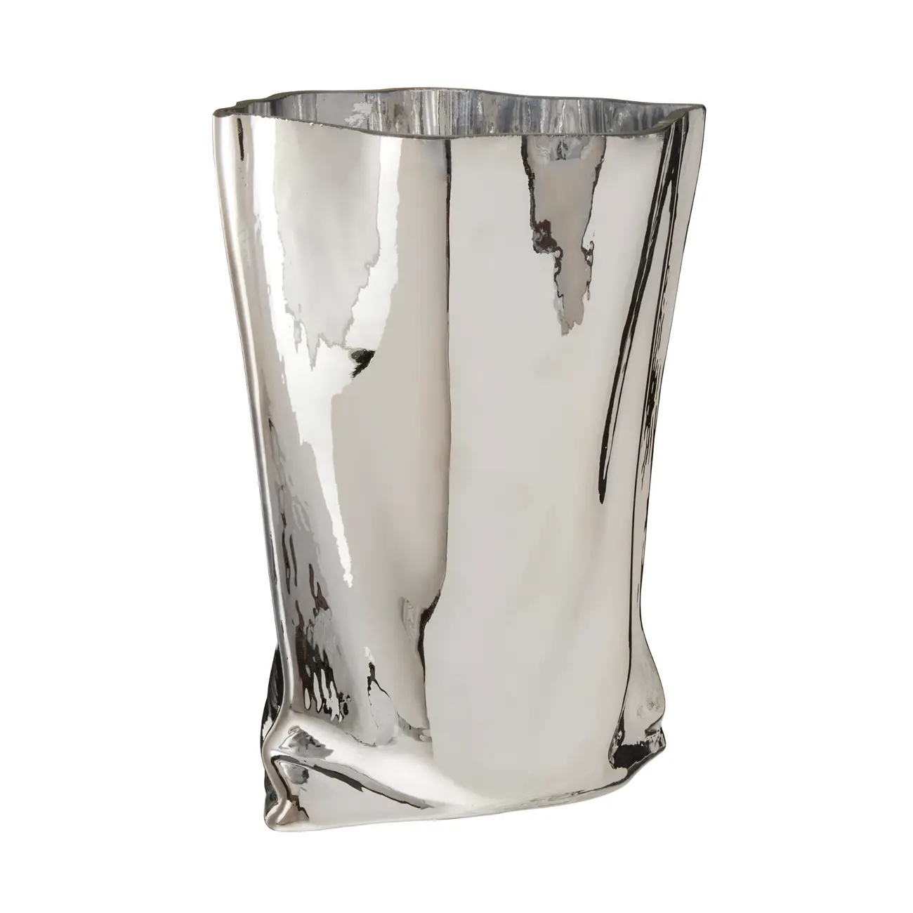 VASO 23 CM TAIPEI - PRATA - Foto 2