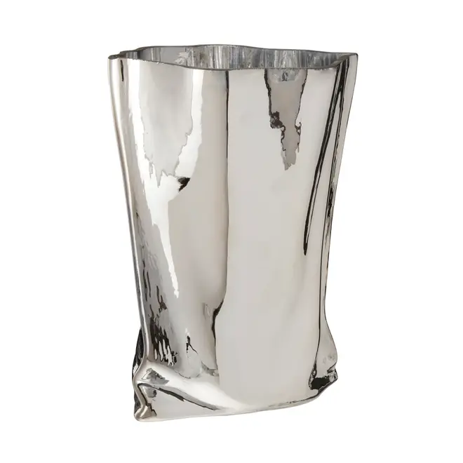 VASO 23 CM TAIPEI - PRATA - Foto 2