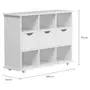 ESTANTE 1,08 M X 75 CM BOOKLAND - BRANCO - Foto 2
