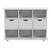 ESTANTE 1,08 M X 75 CM BOOKLAND - BRANCO - Foto 1