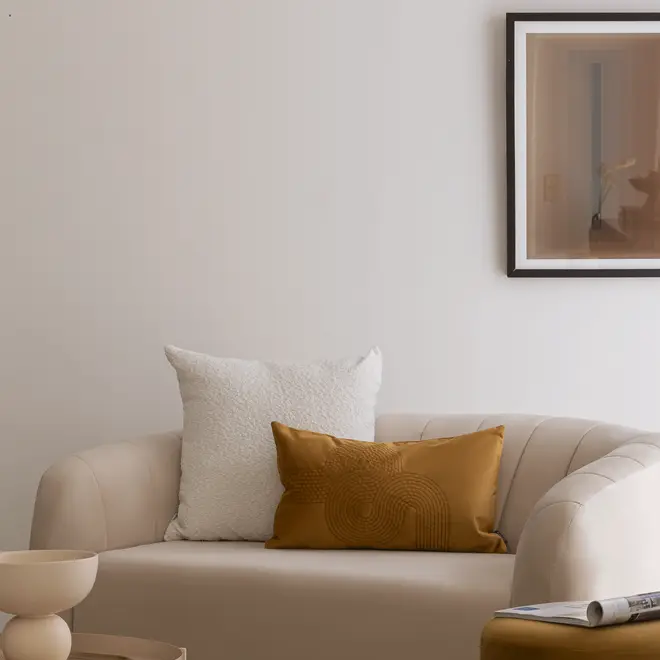 ALMOFADA 50 CM X 50 CM MOSS - BOUCLÉ BRANCO - Foto 7