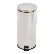 LIXEIRA COM PEDAL 30 L MALDEN - INOX/PRETO - Foto 1