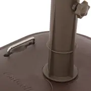 BASE PARA OMBRELONE QUADRADA 25KG COM ALÇA PETRUS I - CAFÉ - Foto 4