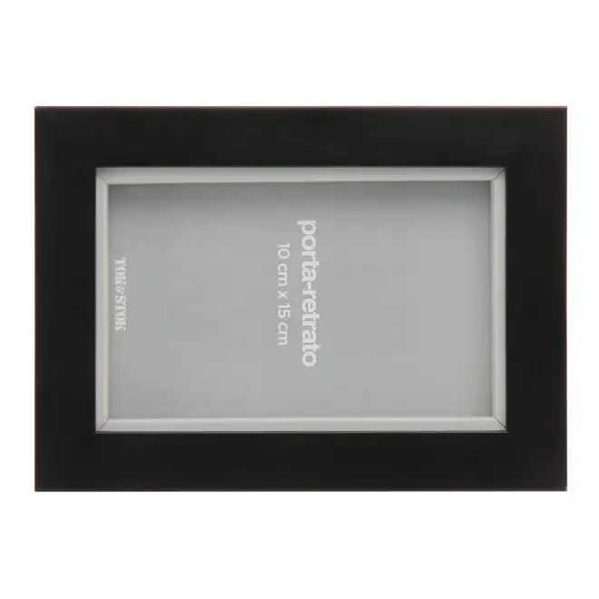 PORTA-RETRATO 10 CM X 15 CM COLOR MATCH - PRETO/FLANDRES - Foto 3