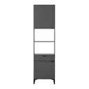 PANELEIRO 2 PORTAS/1 GAVETA 60 CM X 2,21 M SLEEK