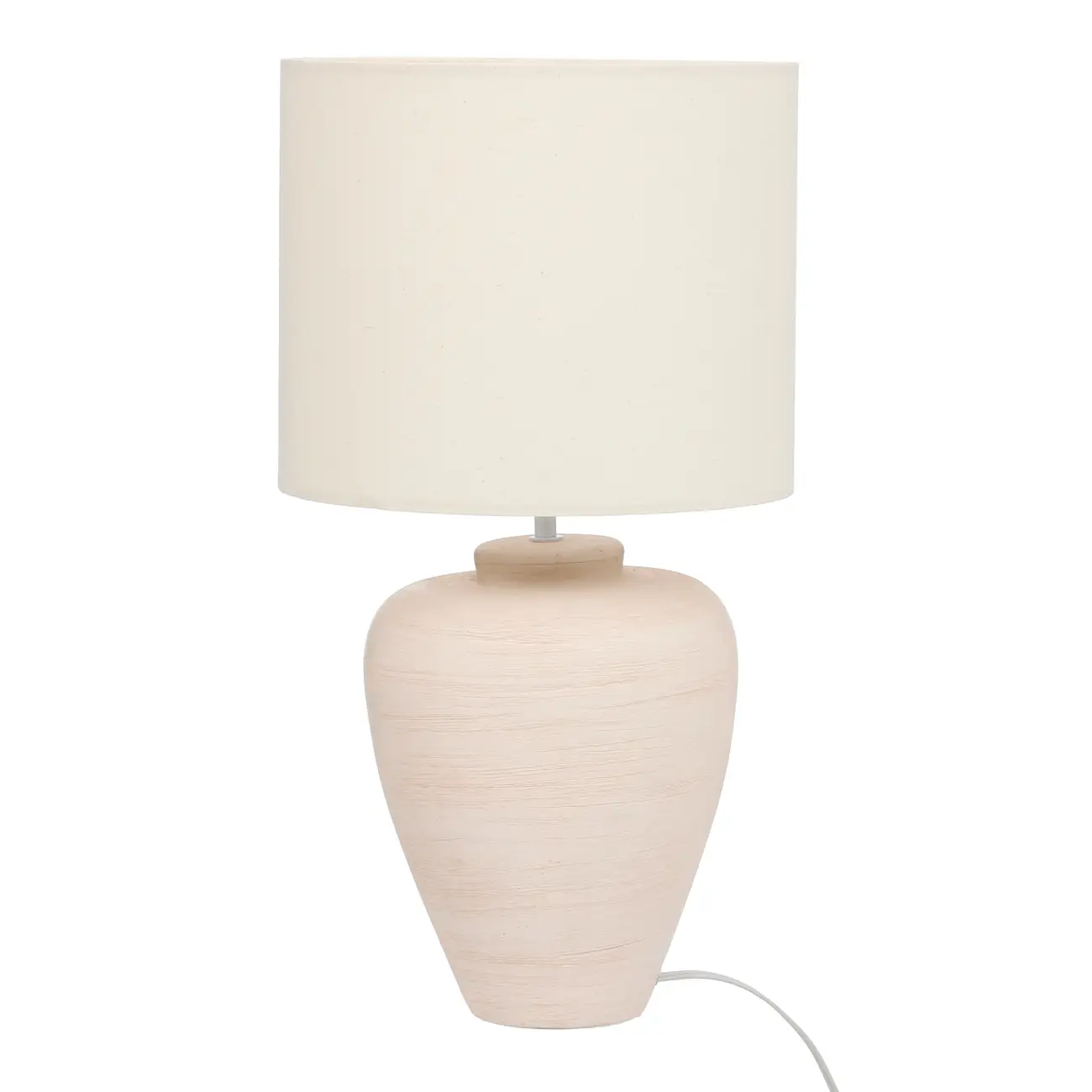 LUMINÁRIA DE MESA CARMEL C/CÚP P - OFF WHITE - Foto 1