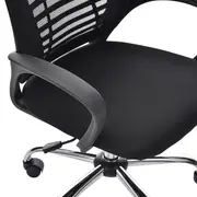 CADEIRA DE ESCRITÓRIO ALTA WEBZ I - CROMADO/PRETO - Foto 10