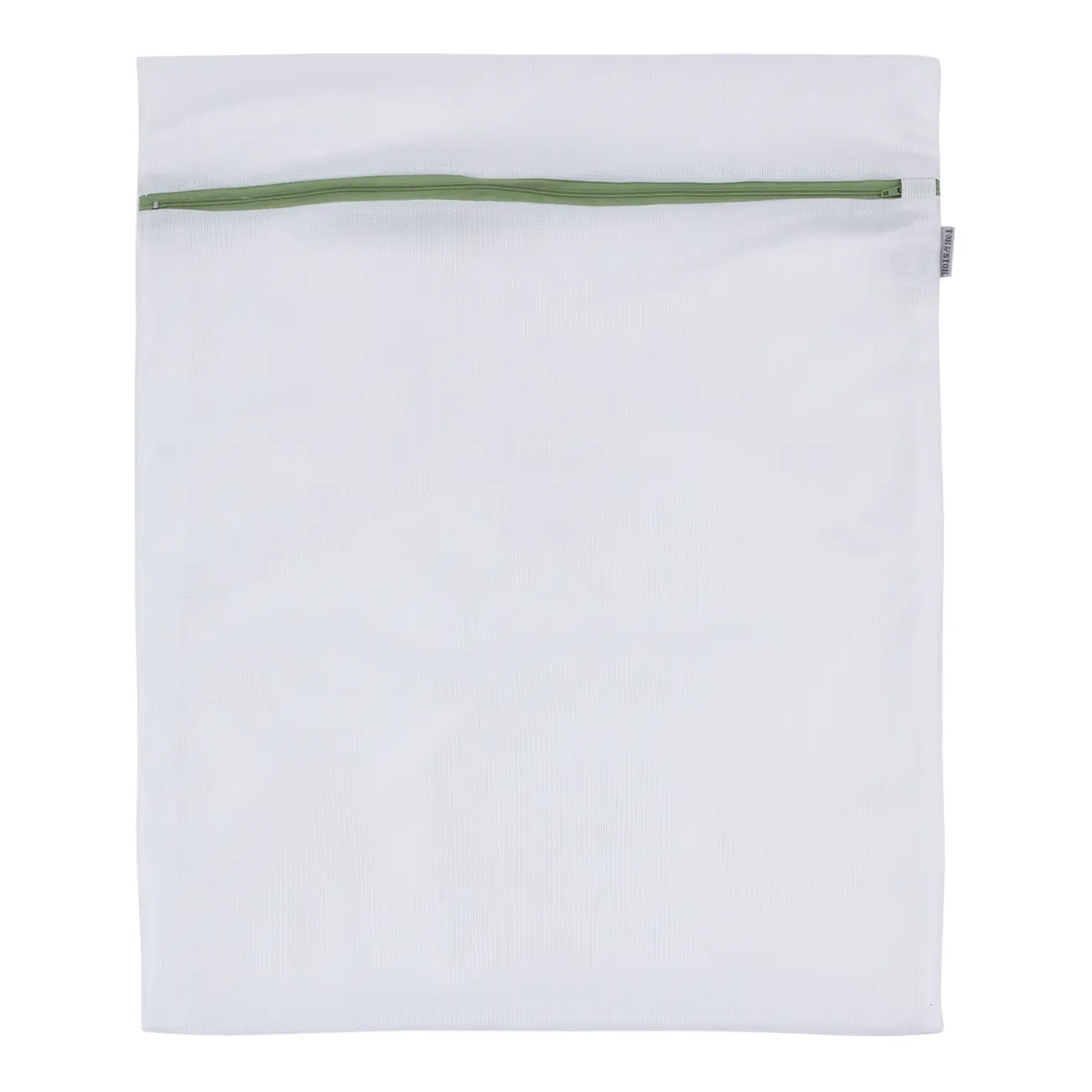 SACO PROTETOR PARA LAVAR ROUPA 57 CM X 46 CM SAFE - BRANCO/SÁLVIA - Foto 1