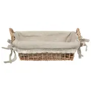 CESTO 23 CM X 12 CM X 11 CM BOULE - FIBRA CLARA/ BEGE - Foto 1