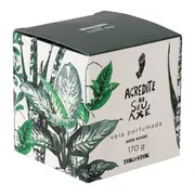 VELA PERFUMADA POTE SETE ERVAS AXÉ - VERDE/NATURAL - Foto 5