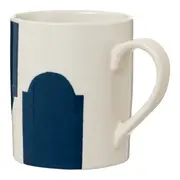 CANECA 330 ML BLOBING VIEW - BRANCO/AZUL HISTÓRICO - Foto 3