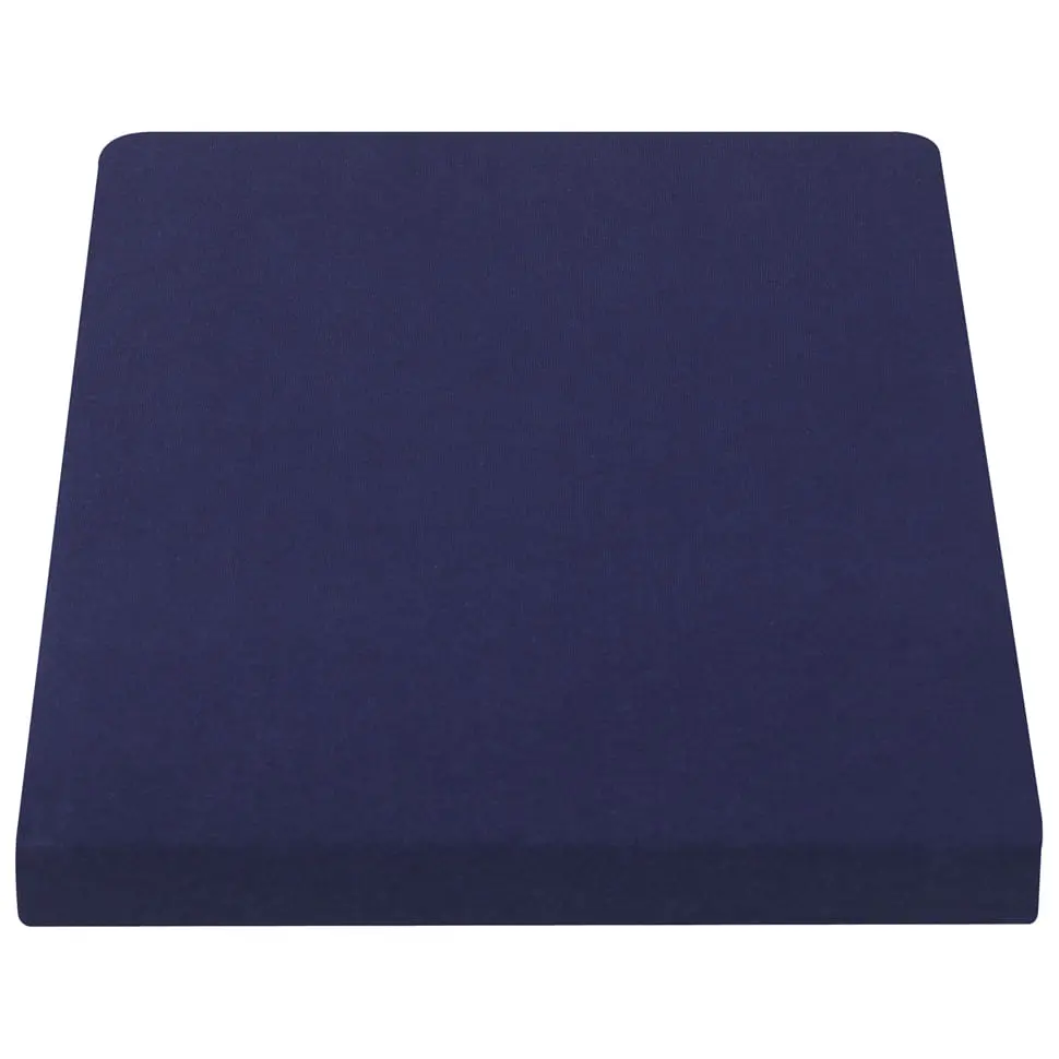 LENÇOL COM ELÁSTICO SOLTEIRO 88 CM X 1,88 M X 30 CM FOLKSY - AZUL ESCURO - Foto 1