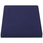 LENÇOL COM ELÁSTICO SOLTEIRO 88 CM X 1,88 M X 30 CM FOLKSY - AZUL ESCURO - Foto 1